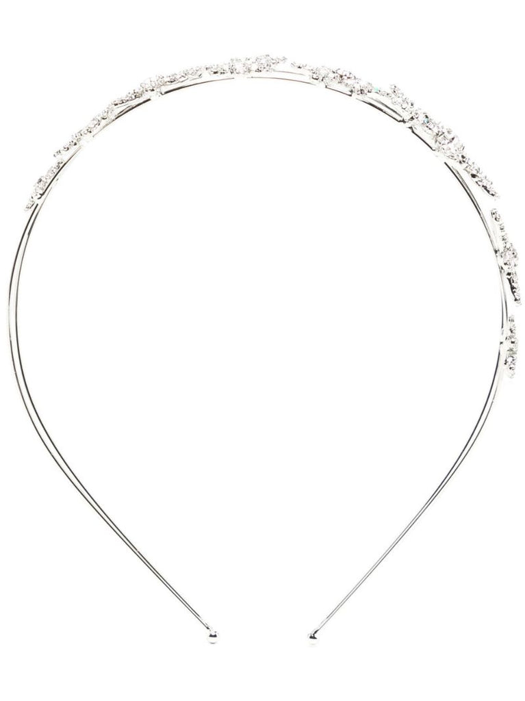 Silver Tone Nashira Crystal Embellished Headband