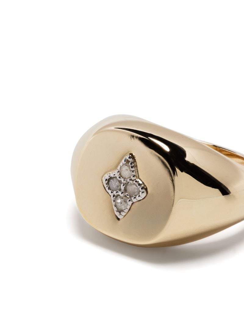 9k Yellow Gold Louise Diamond Ring
