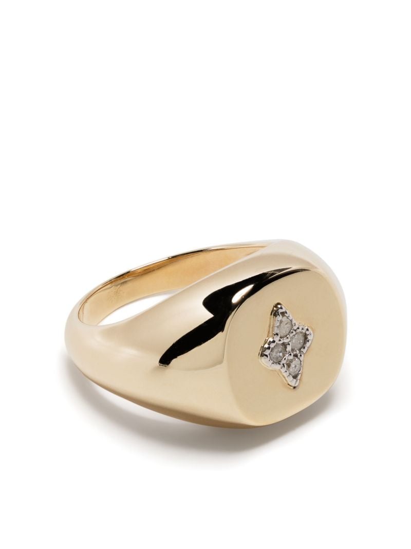 9k Yellow Gold Louise Diamond Ring