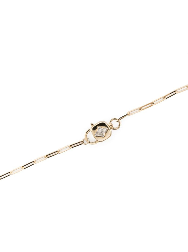 9k Yellow Gold Louise Diamond Necklace