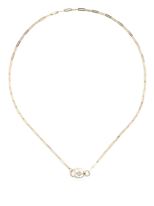 9k Yellow Gold Louise Diamond Necklace