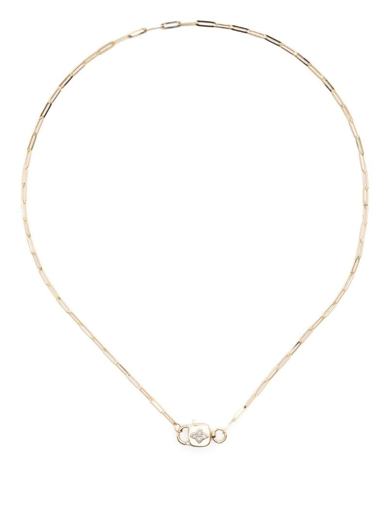 9k Yellow Gold Louise Diamond Necklace
