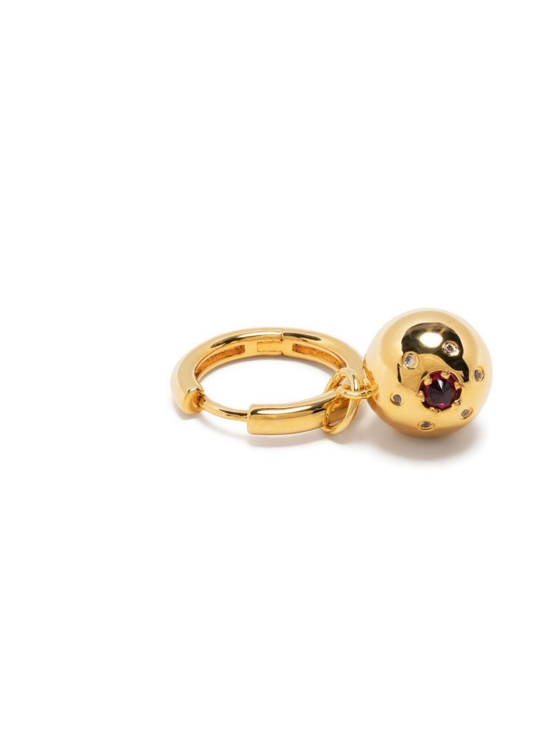 Gold-plated Titillate Crystal Single Drop Earring