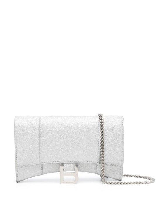 Silver Xs Hourglass Wallet-on-chain