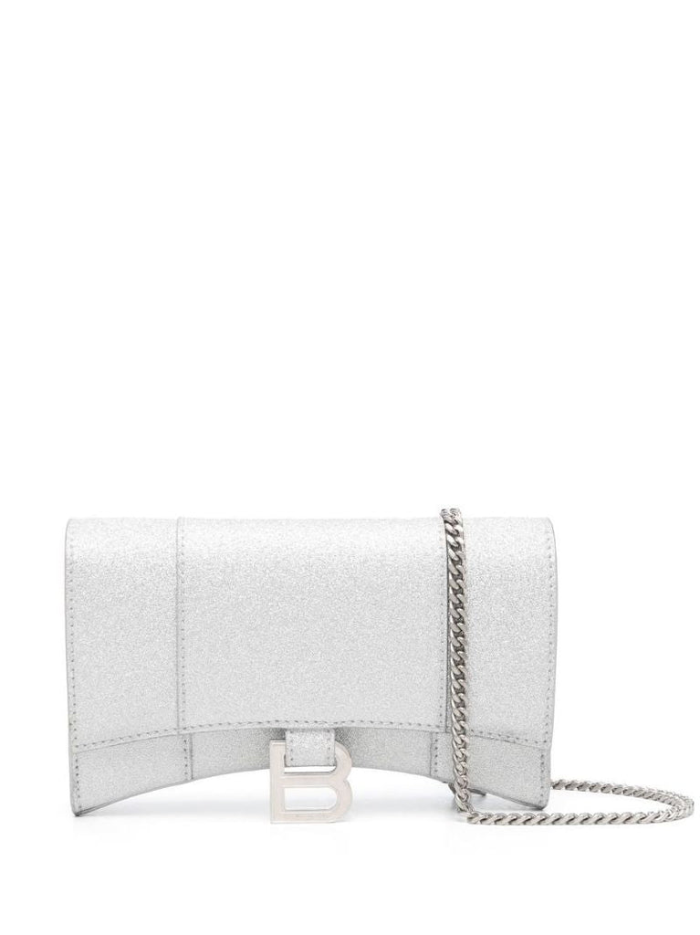 Silver Xs Hourglass Wallet-on-chain