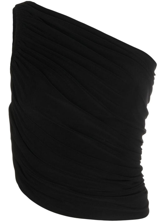 Black Diana One-shoulder Top