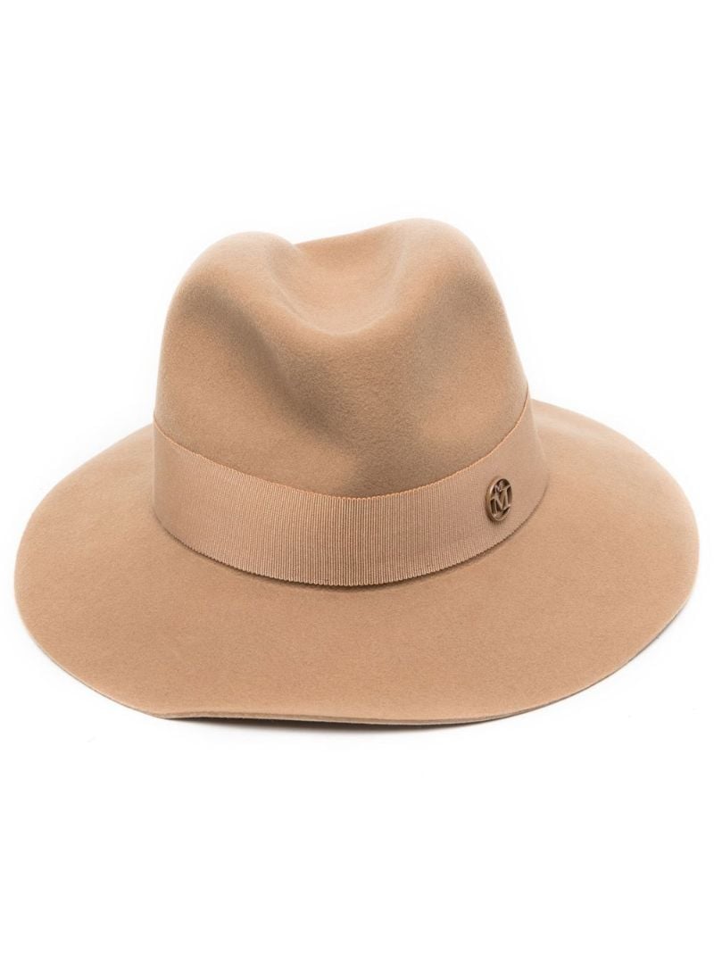 Neutral Virginie Logo Fedora Hat