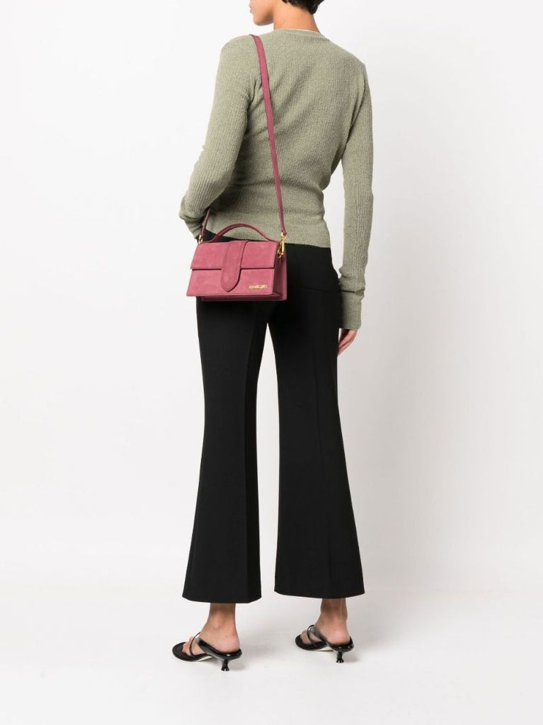 Pink Le Grand Bambino Leather Shoulder Bag