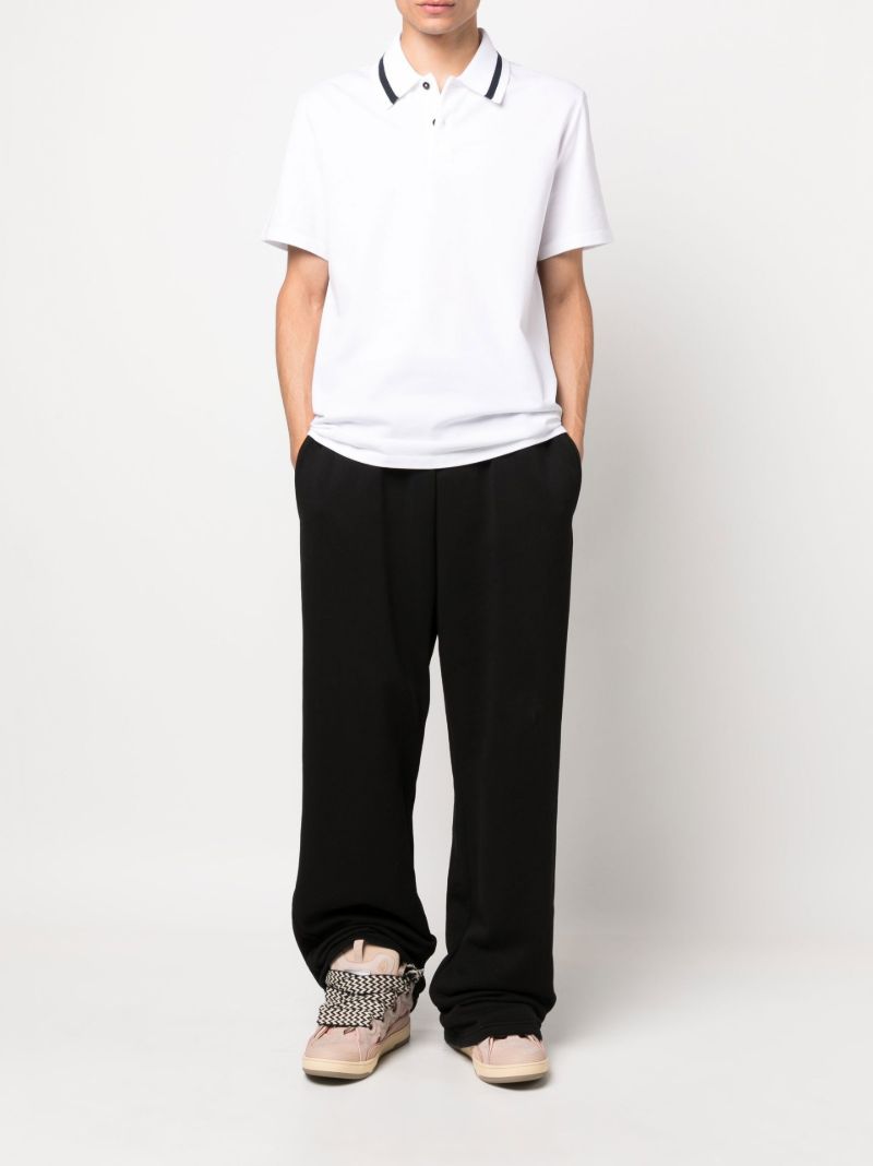 White Cotton Polo Shirt