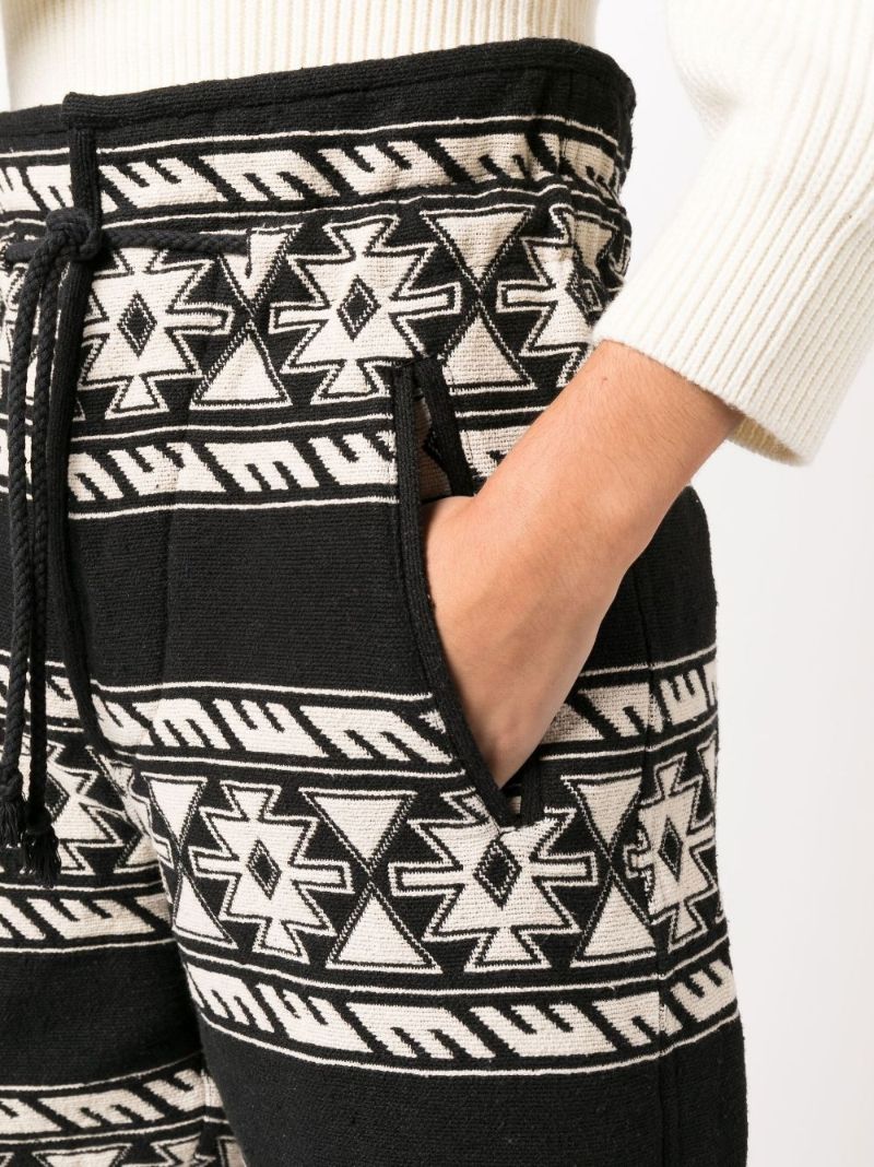 Black Linima Jacquard Shorts