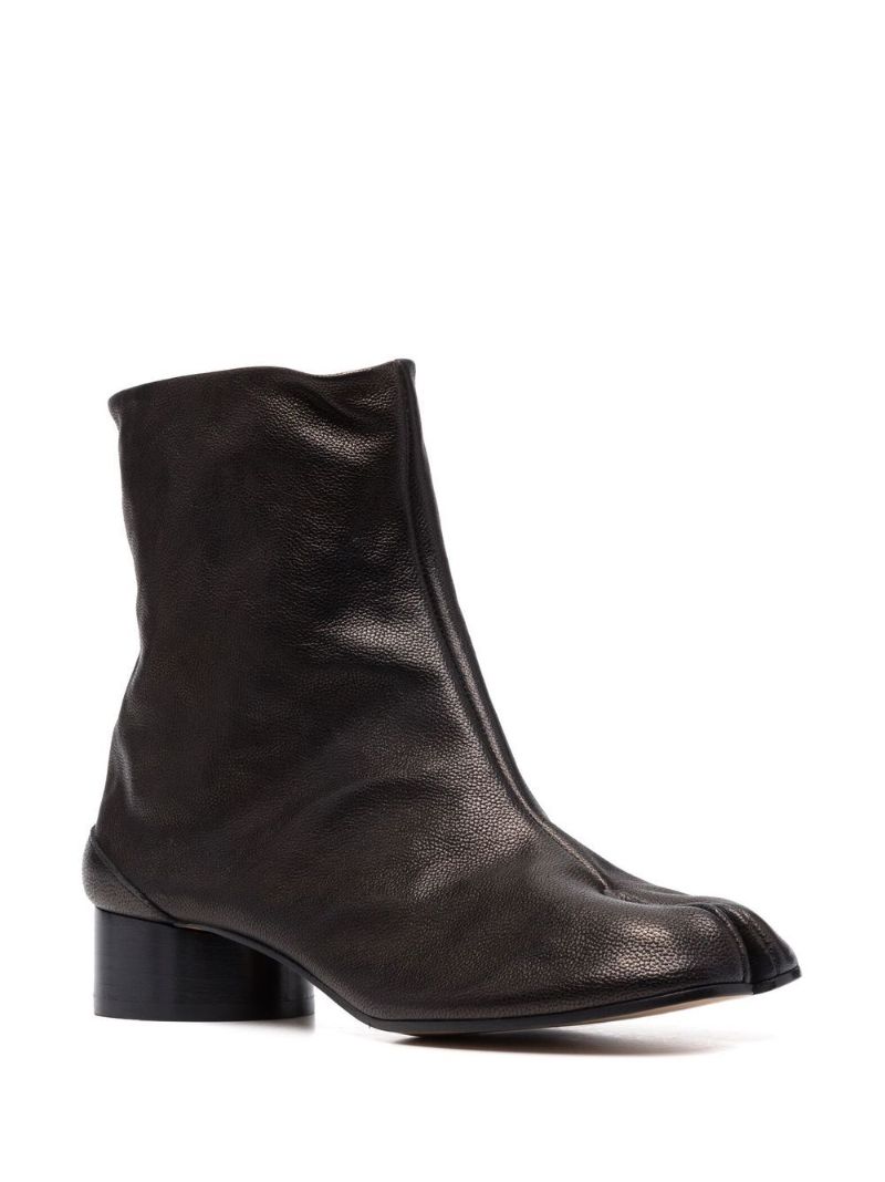 Black Tabi 30 Leather Ankle Boots