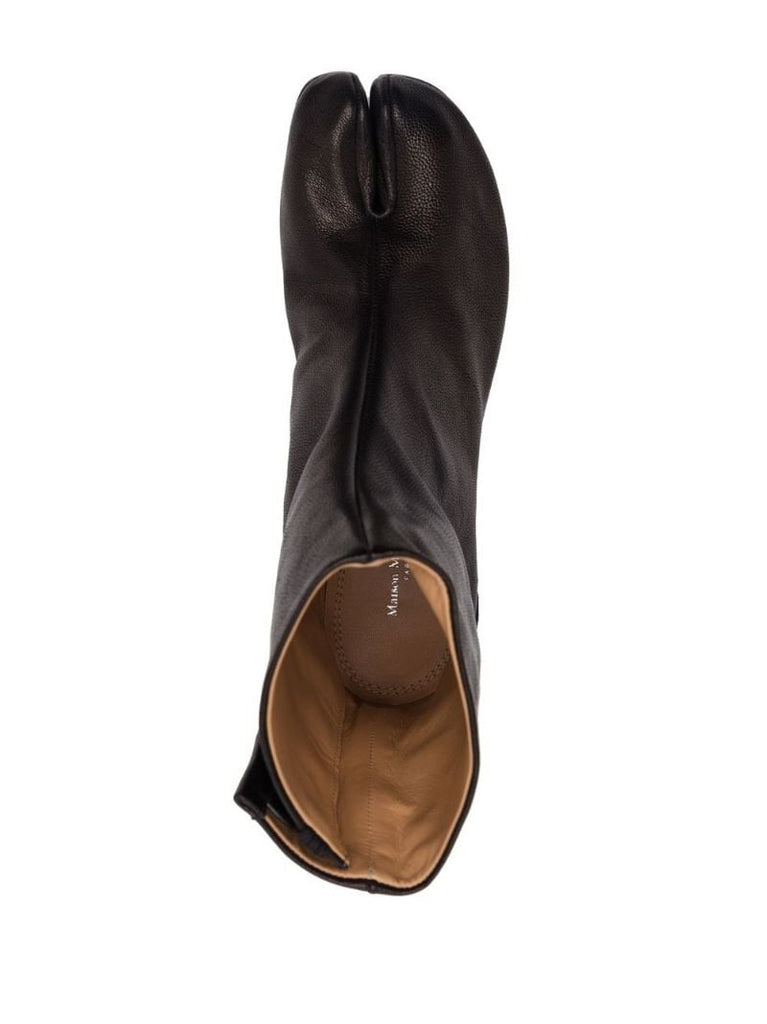 Black Tabi 30 Leather Ankle Boots