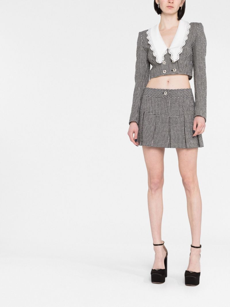 Black Peter Pan Collar Blazer