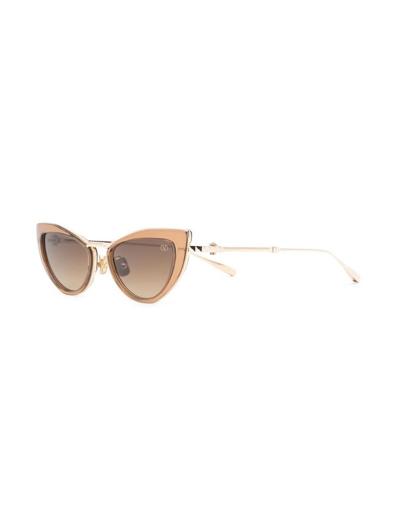 Gold-tone Viii Cat-eye Sunglasses
