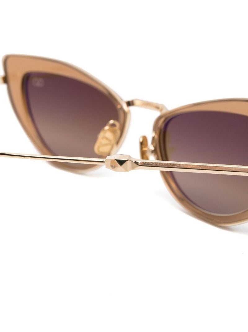Gold-tone Viii Cat-eye Sunglasses