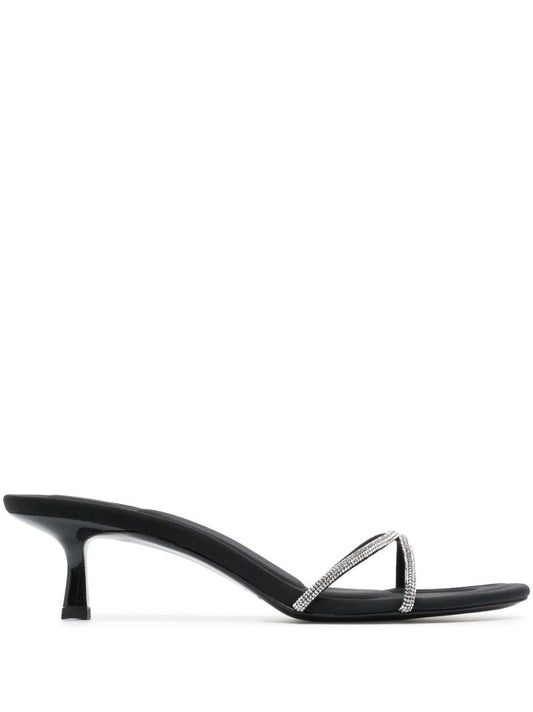 Black Dahlia 50 Leather Sandals