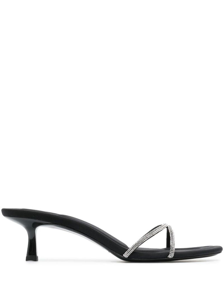 Black Dahlia 50 Leather Sandals