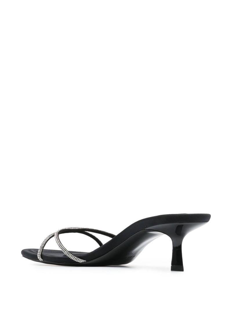 Black Dahlia 50 Leather Sandals