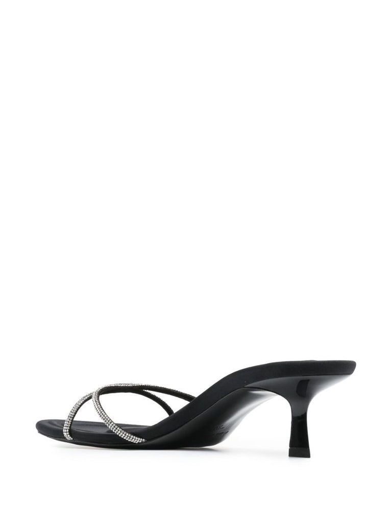 Black Dahlia 50 Leather Sandals