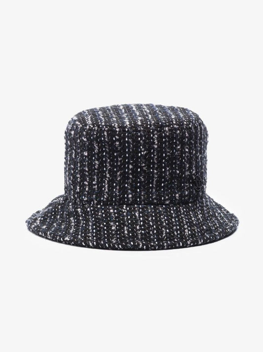 Black Jason Tweed Bucket Hat