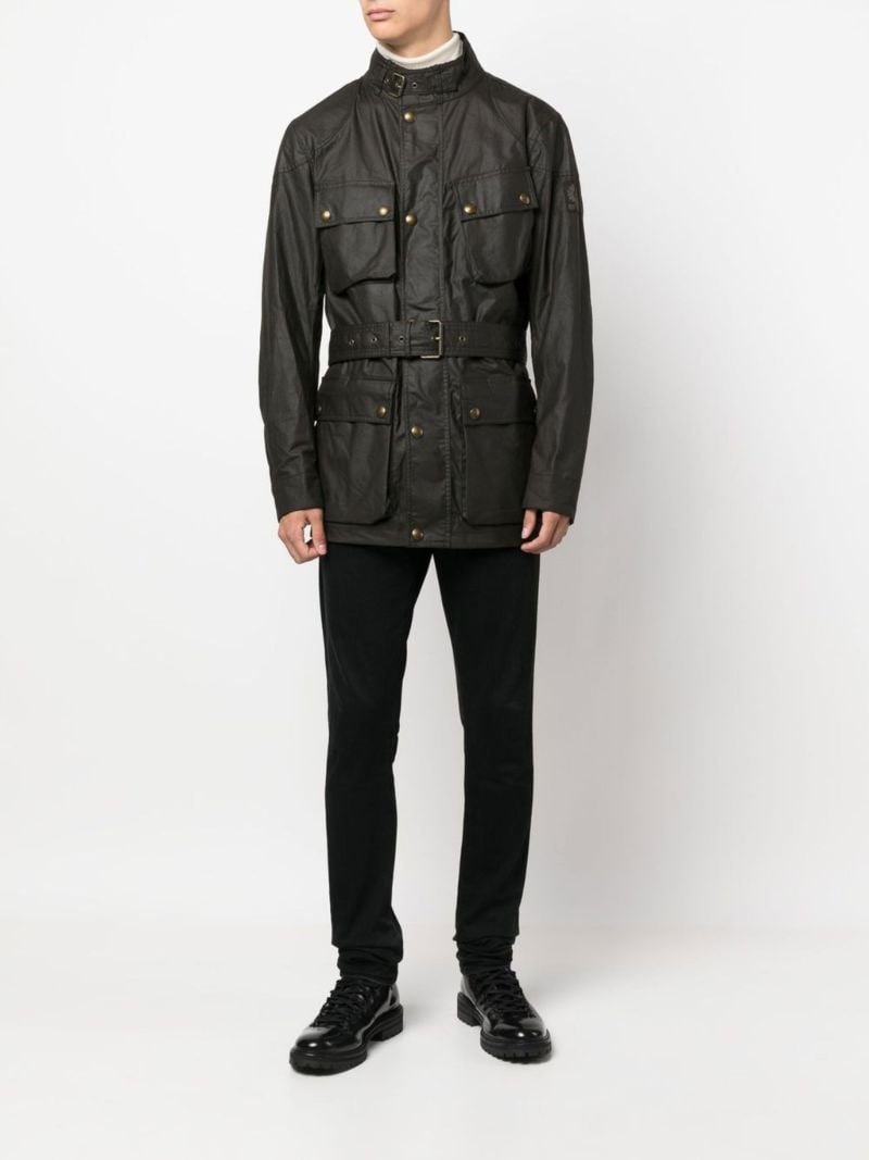 Green Trialmaster Wax Cotton Jacket