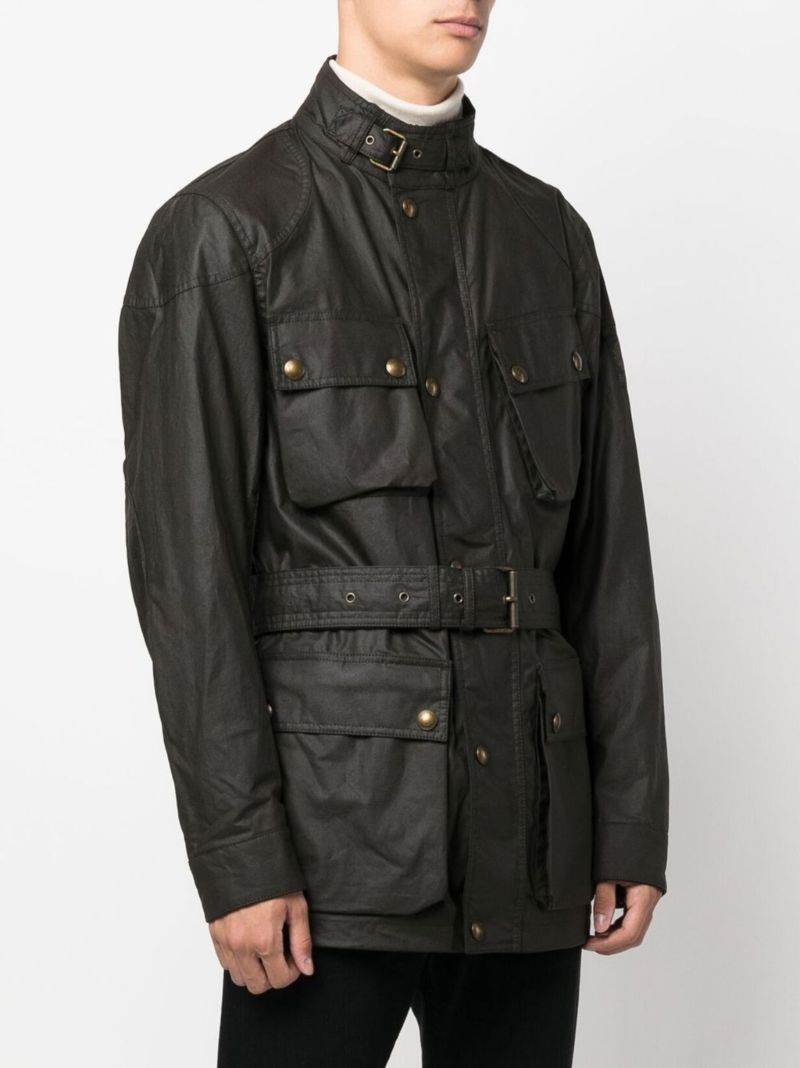 Green Trialmaster Wax Cotton Jacket
