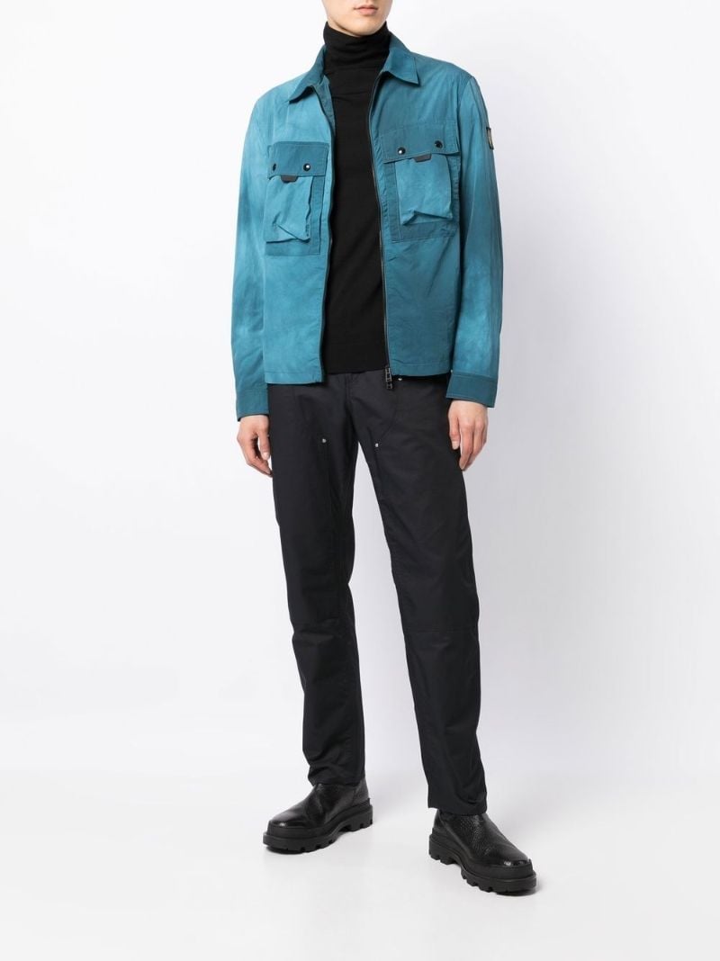 Blue Tactical Two-pocket Overshirt