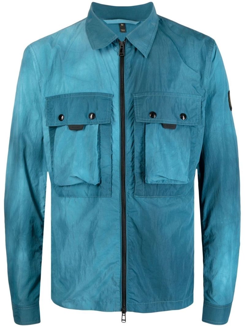 Blue Tactical Two-pocket Overshirt