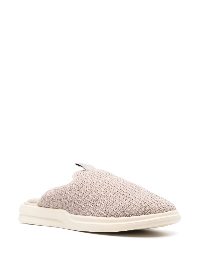 Grey Pelli Waffle Slipper
