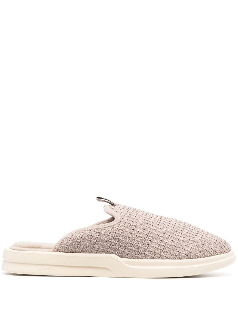 Grey Pelli Waffle Slipper