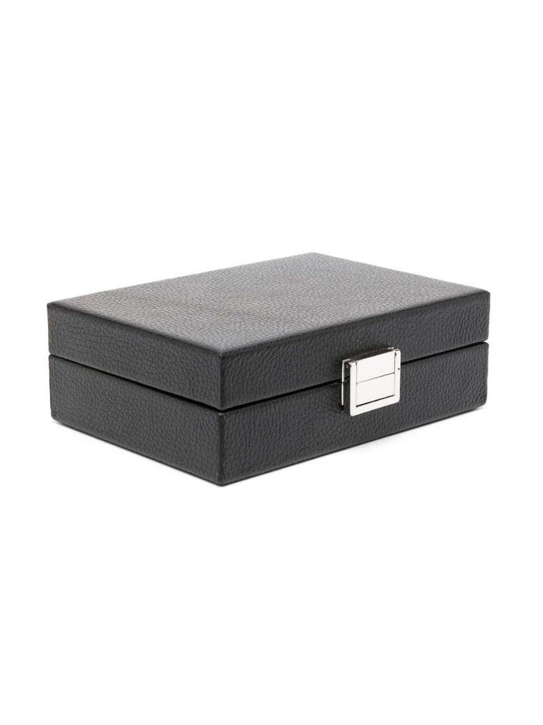Black Double 6 Dominoes Set