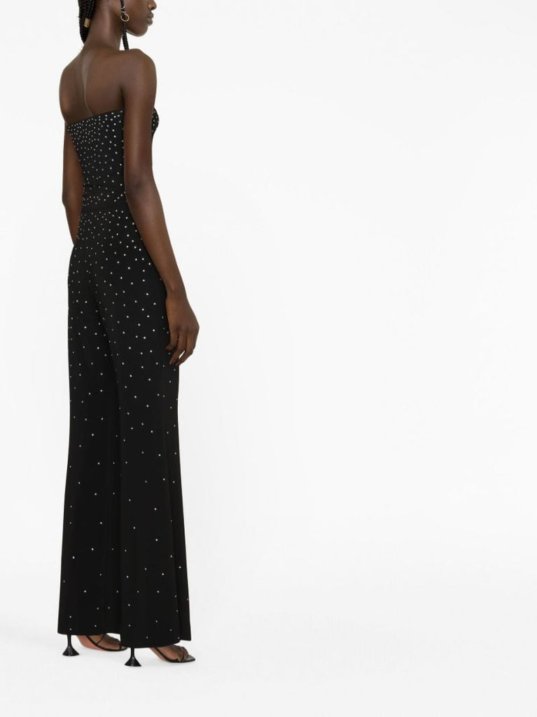Black Gaia Crystal Flared Trousers