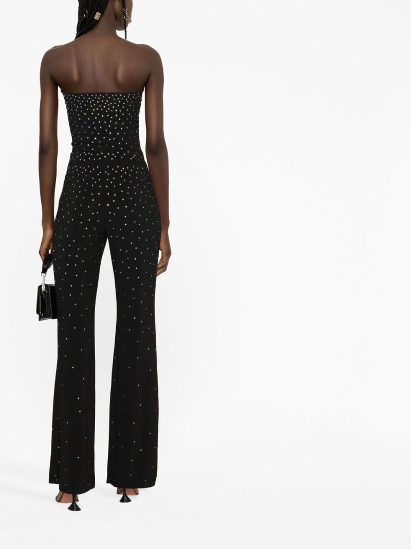 Black Gaia Crystal Flared Trousers
