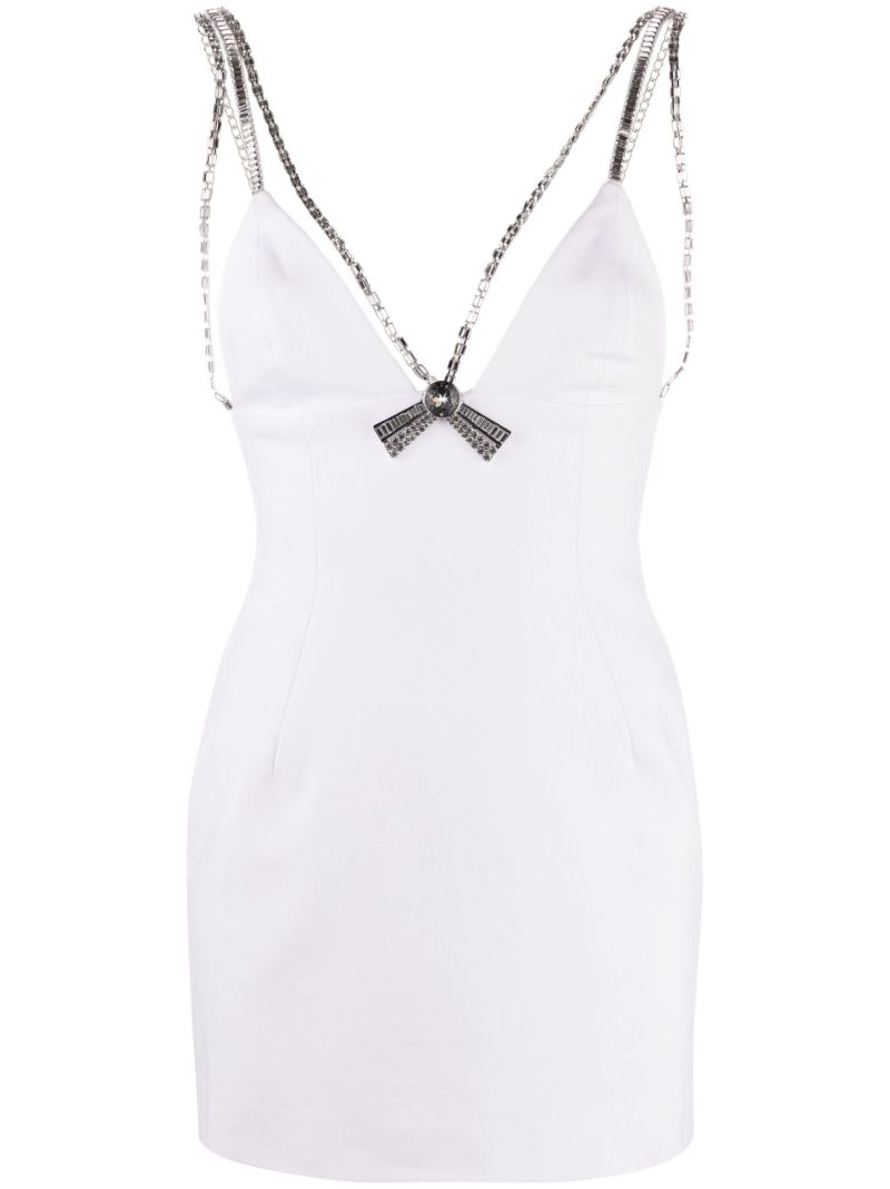 White Deco Bow Dress