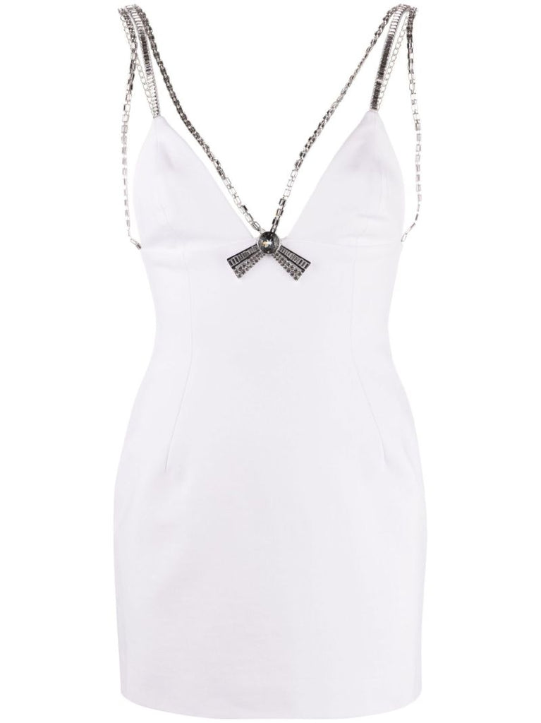 White Deco Bow Dress