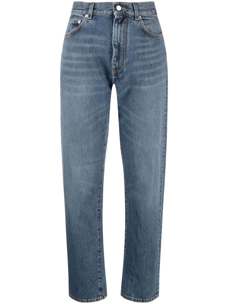 Blue Straight Leg Jeans