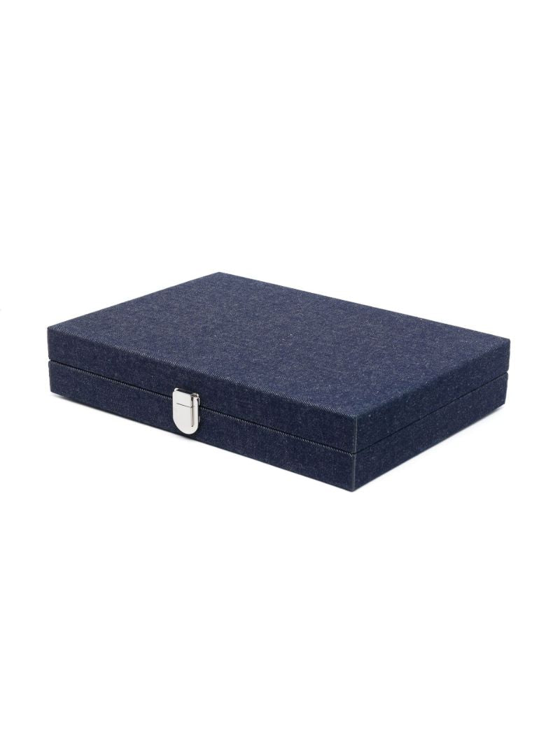 Blue Daniel Medium Backgammon Set