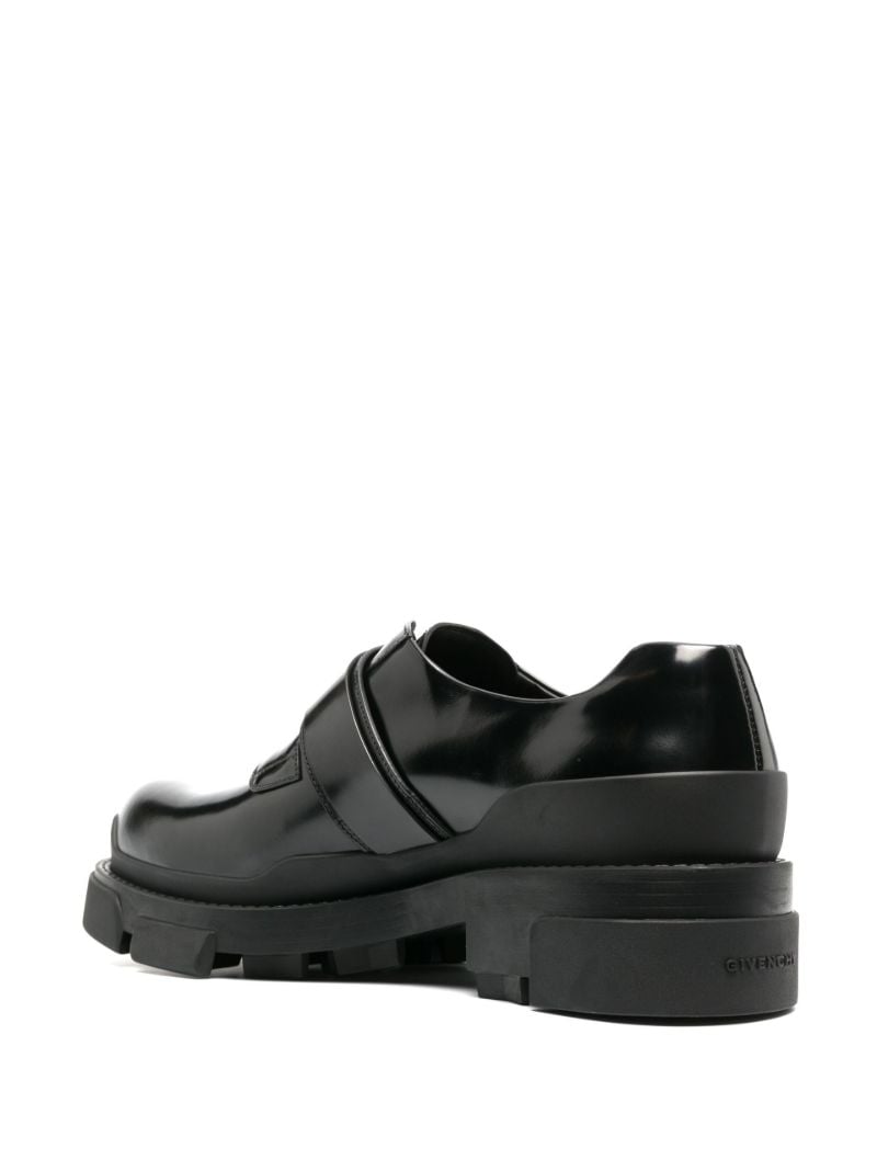 Black Terra Buckle Derby Shoes