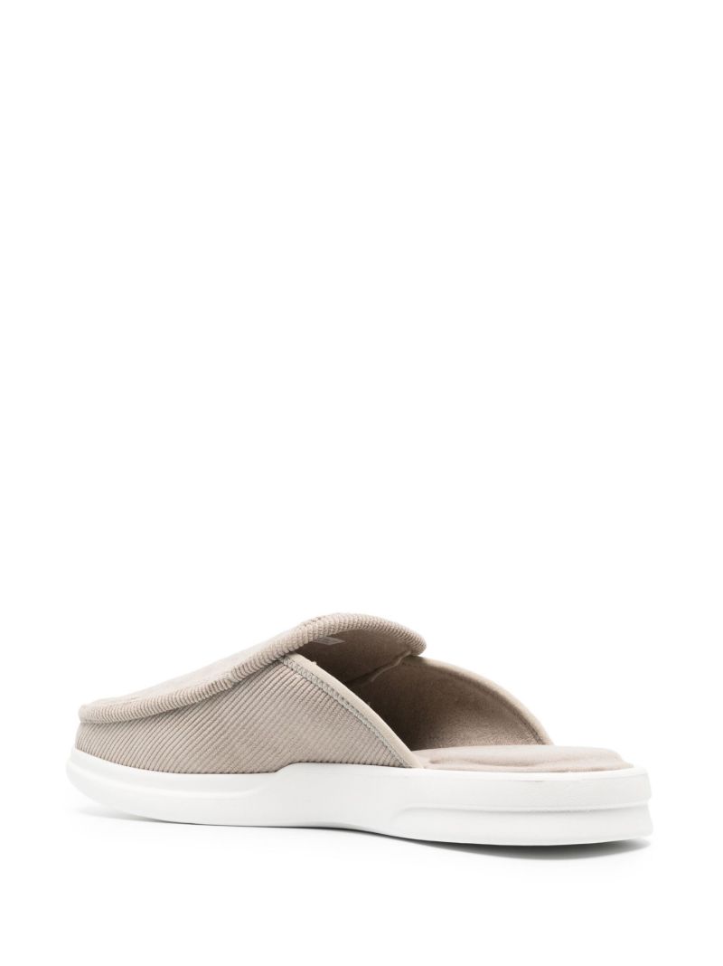 Grey Esto Corduroy Slippers