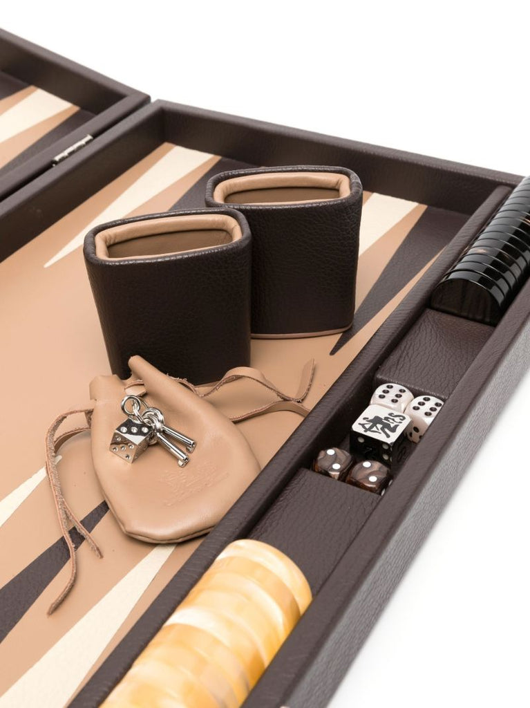 Brown Baptiste Large Backgammon Set