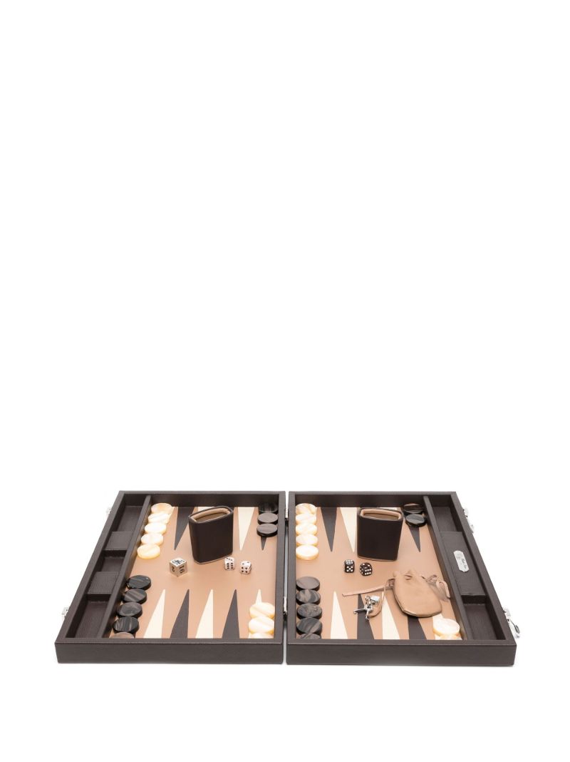 Brown Baptiste Large Backgammon Set