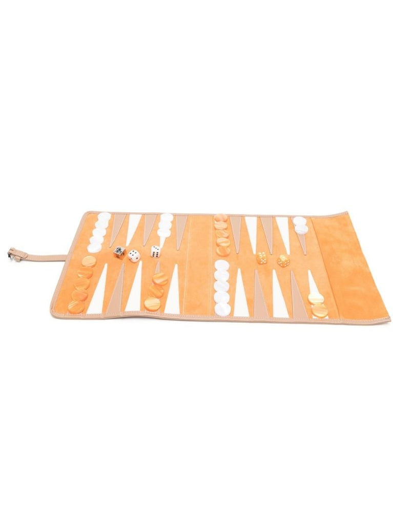 Orange Victor Travel Backgammon Set