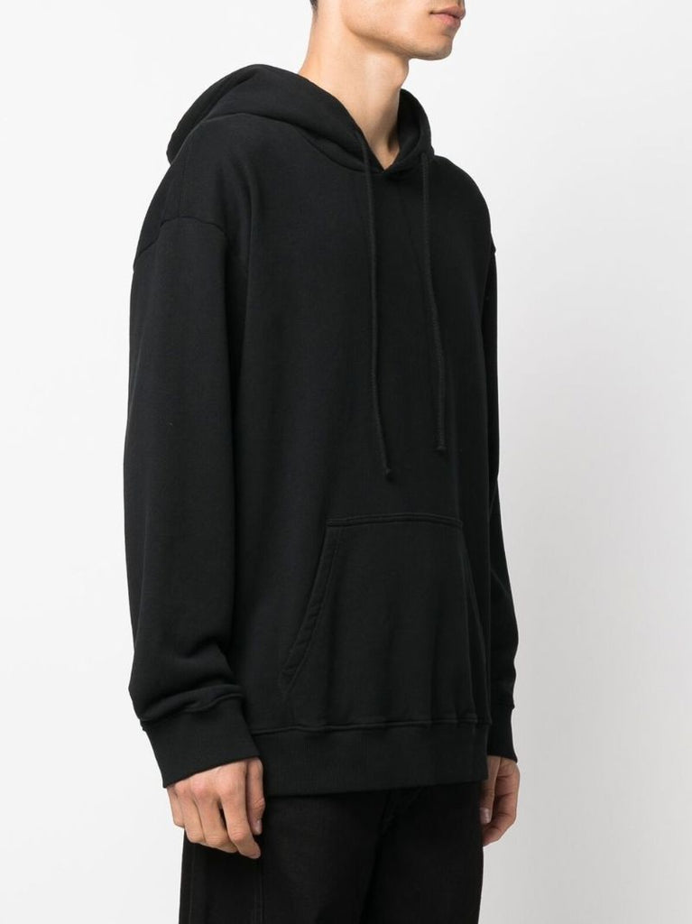 Black Graphic Print Hoodie