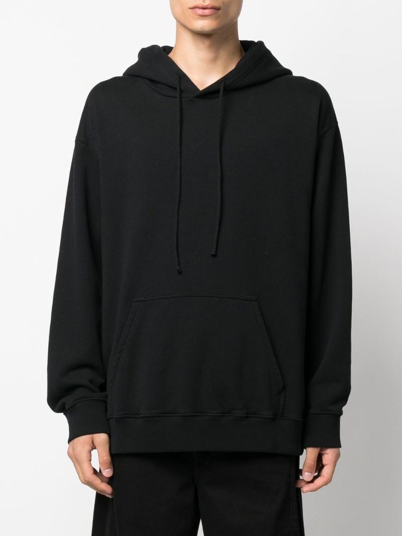 Black Graphic Print Hoodie
