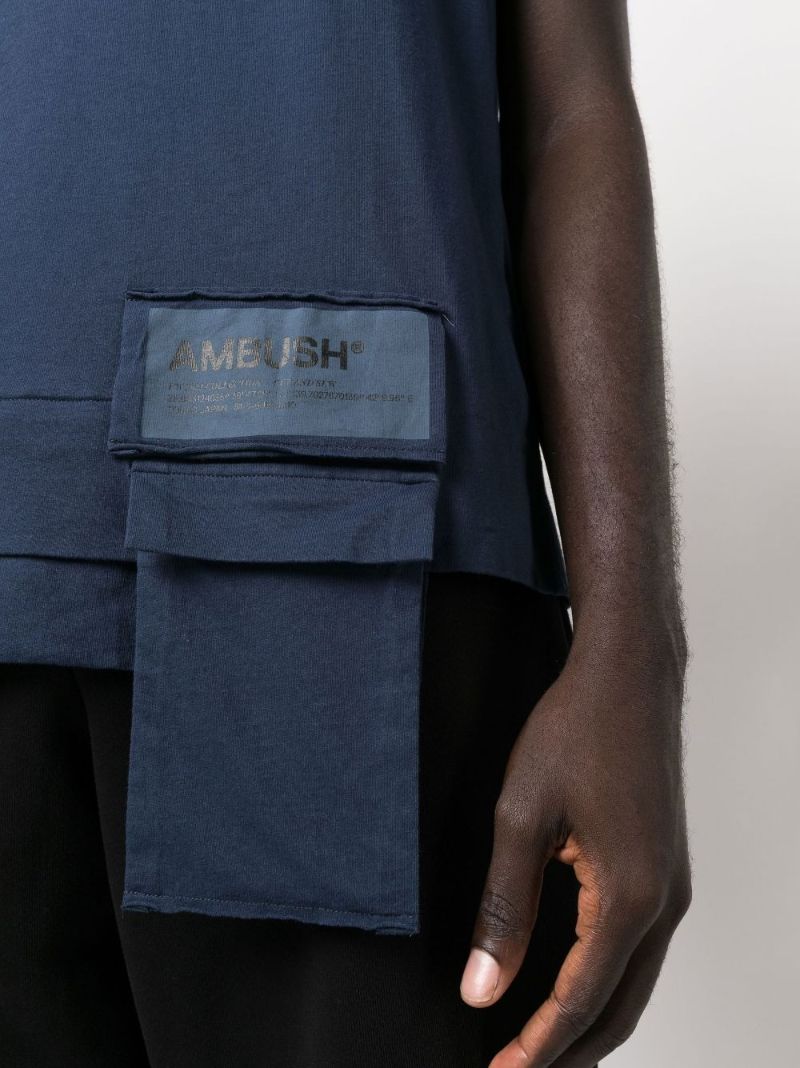 Blue Waist Pocket T-shirt