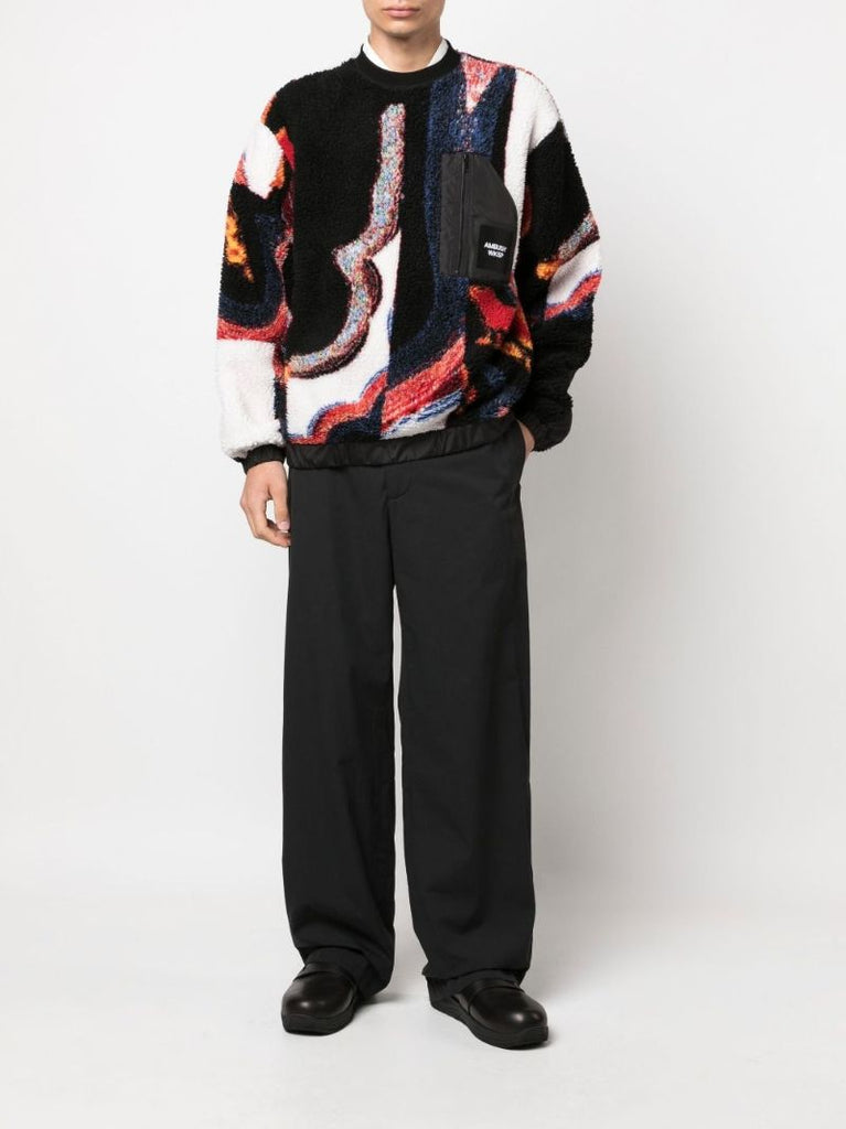 Black Teddy Jacquard Sweater