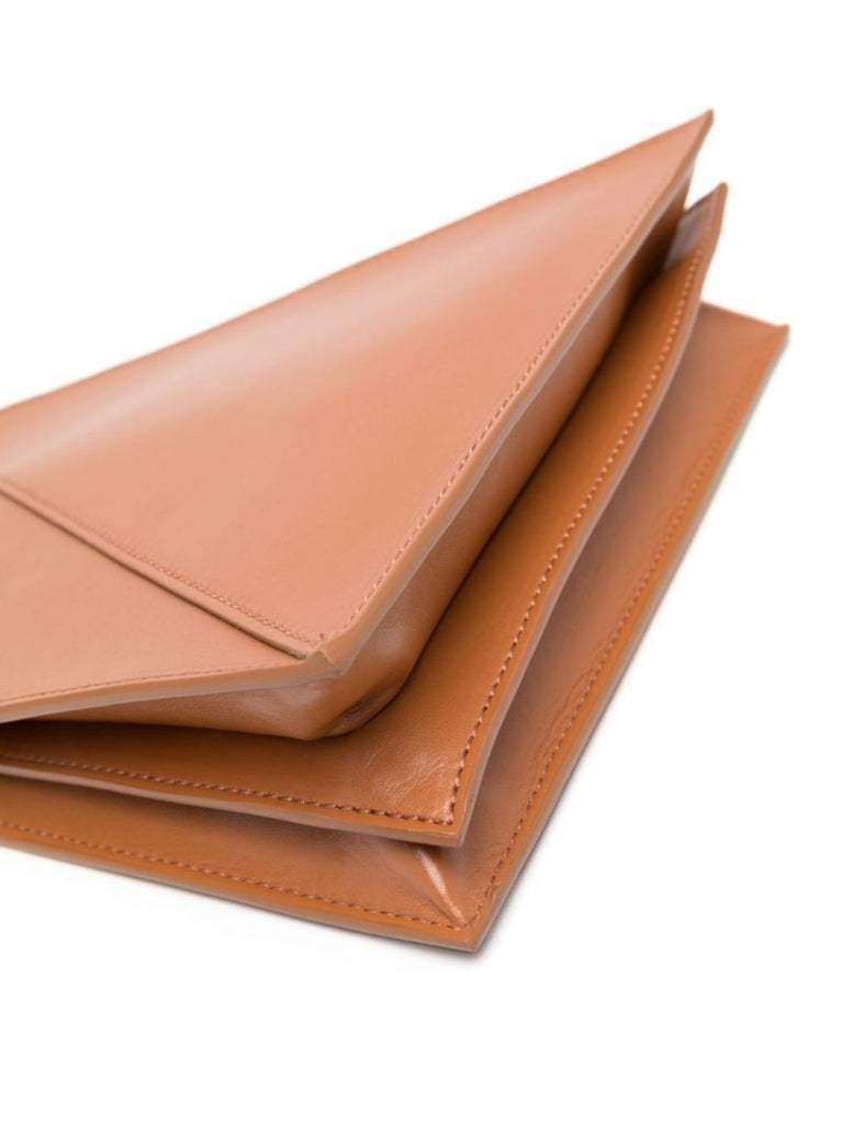 Brown Japanese Accordion Tote Bag