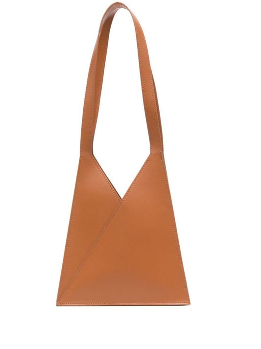 Brown Japanese Accordion Tote Bag