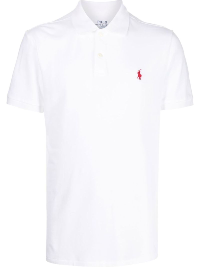 Logo-embroidered Cotton Polo Shirt