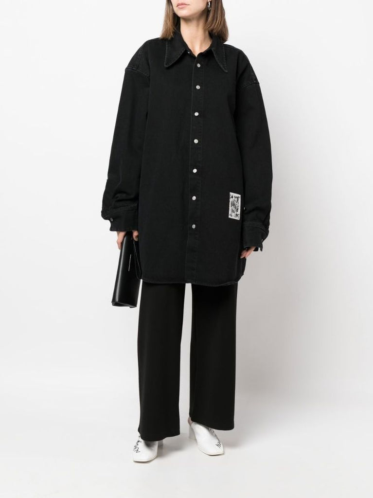 Black Playing Card Long Shirt